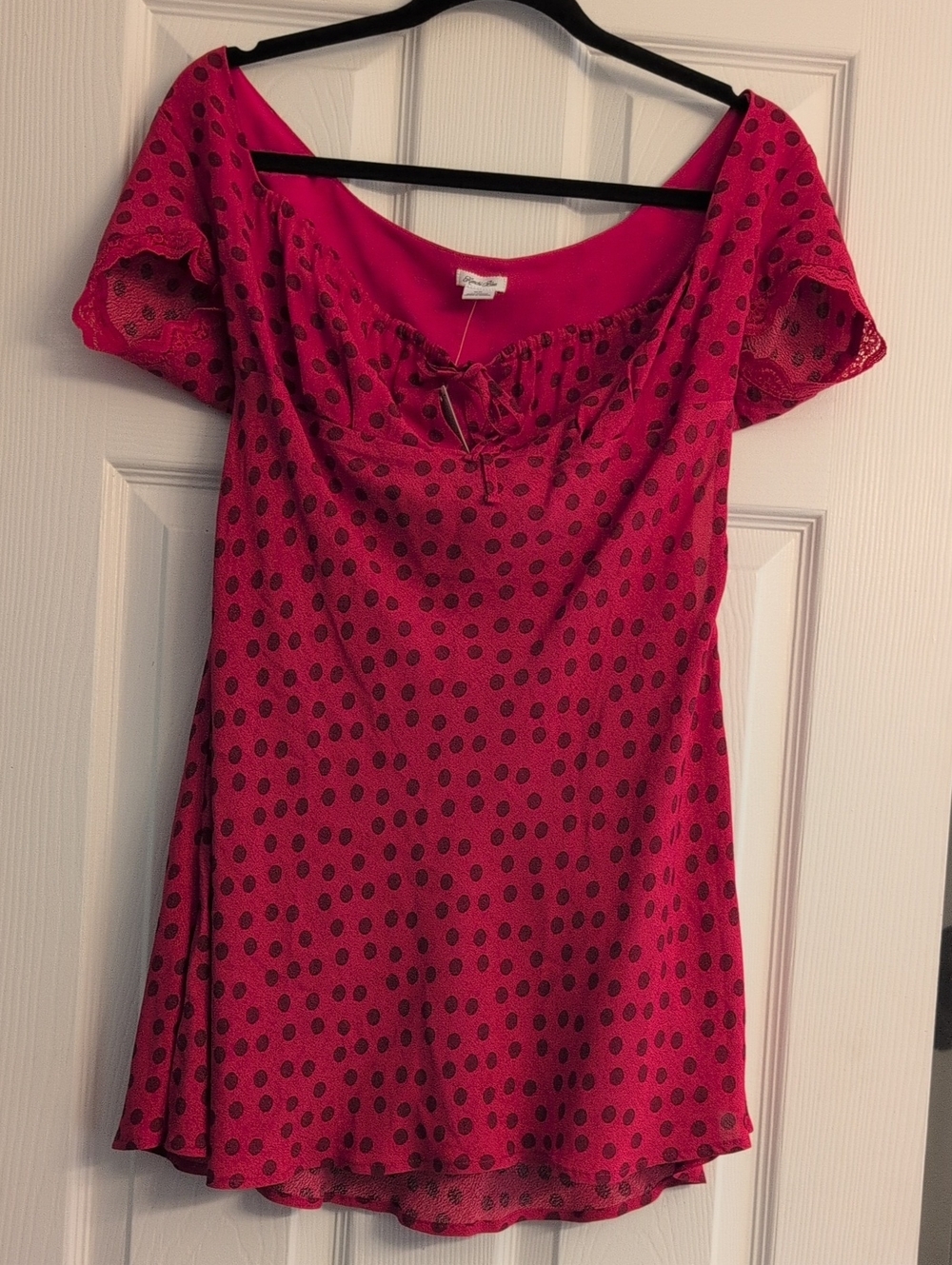 Urban Outfitters Red Polka Dot Dress